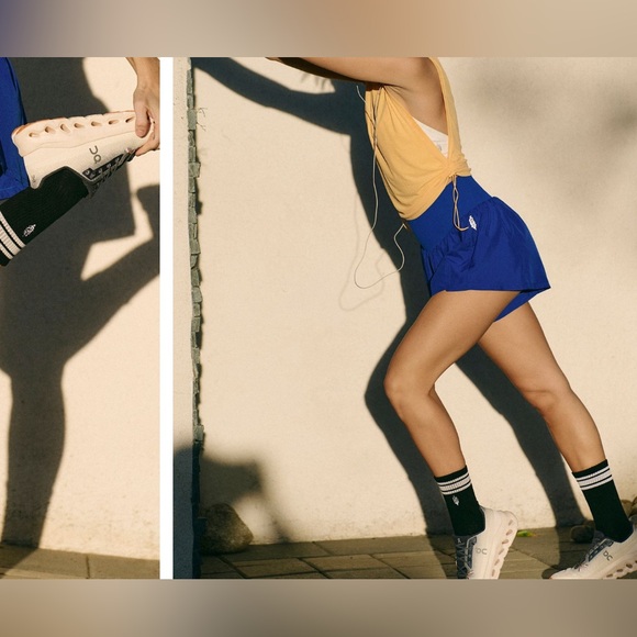 NEW Free People FP Movement Carpe Diem Shorts - electric shock blue - XS, S - Picture 4 of 11